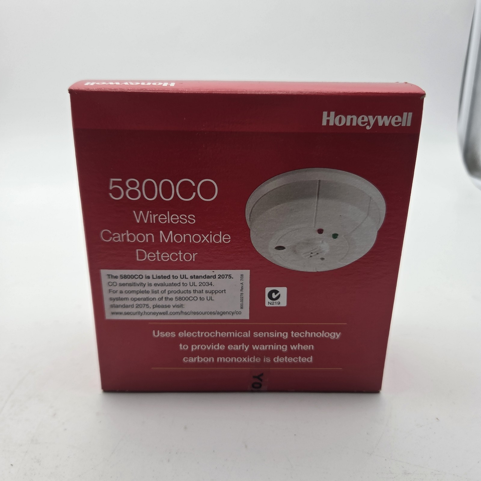 Honeywell 5800CO Carbon Monoxide Sensor Detector NIB New