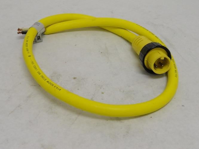 208718 New-No Box; Brad Harrison 32319 Male Cordset; Quick-Change; 3' Long
