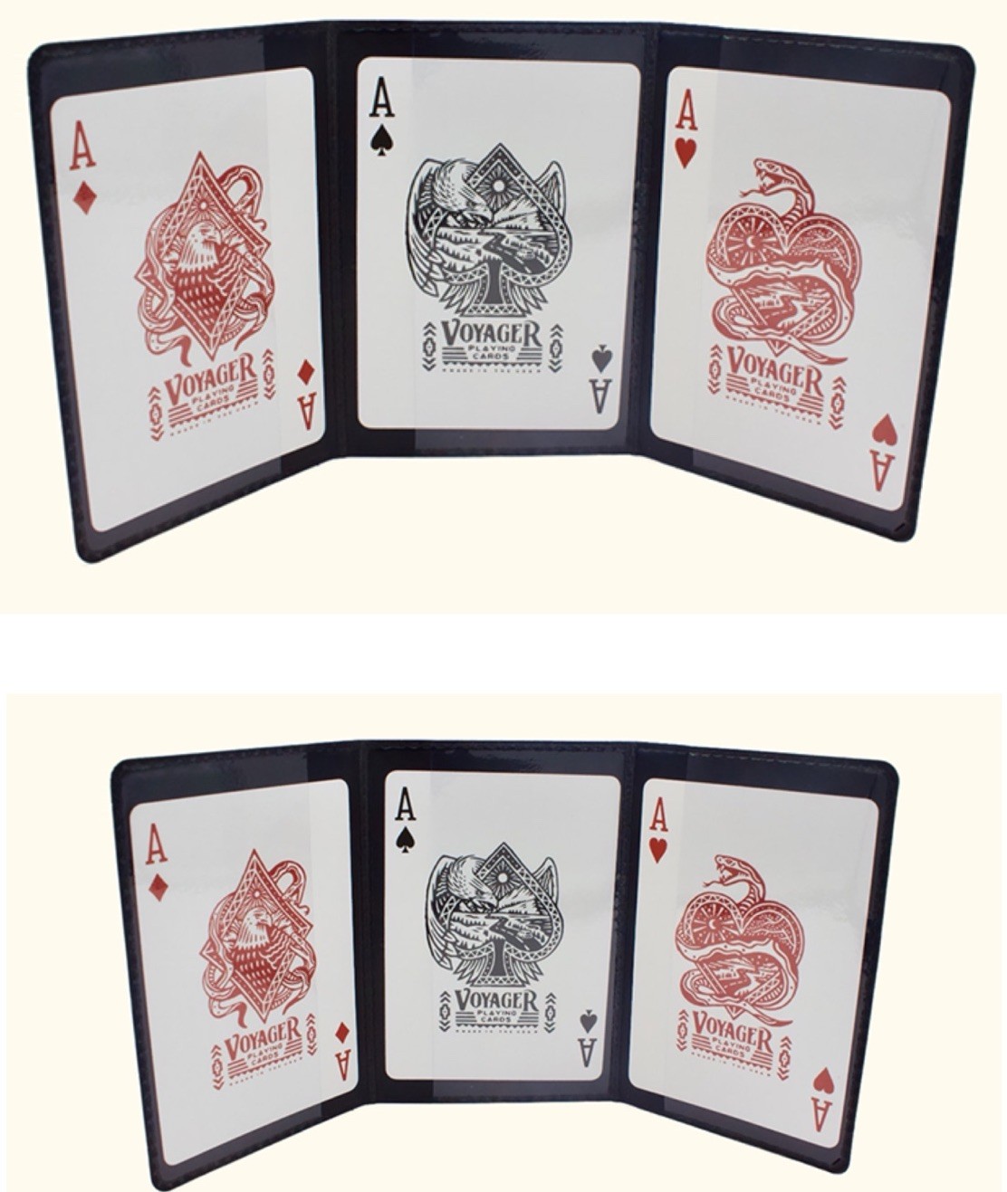 Magician’s Keep Card Packet Tricks Together  Folding Wallet Deluxe 2 Pack!