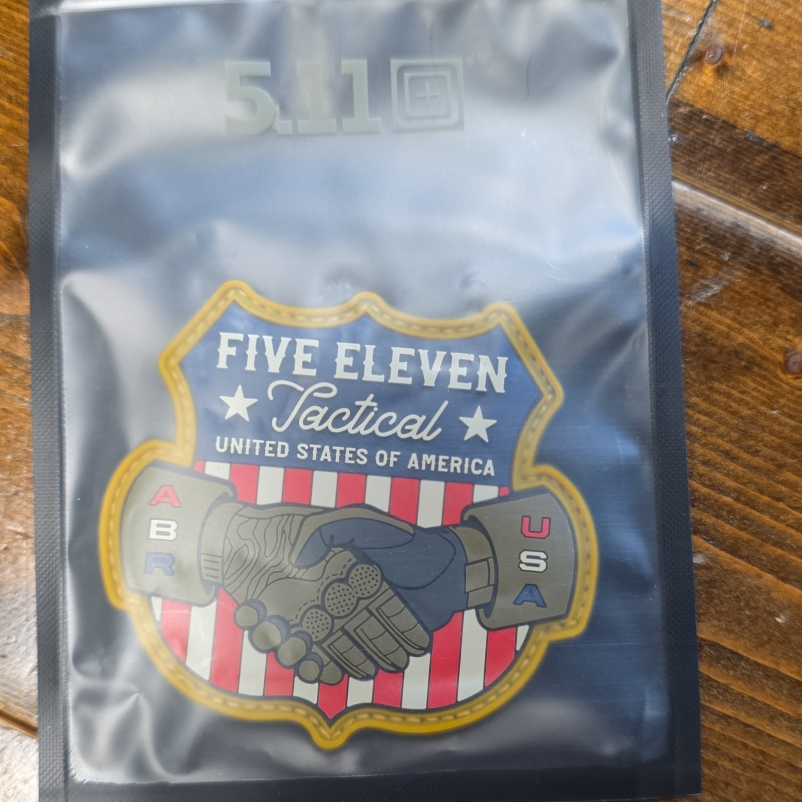 5.11 Tactical Hands of Honor Tactical Patch Rubber Pacific Navy 92669AGF Logo
