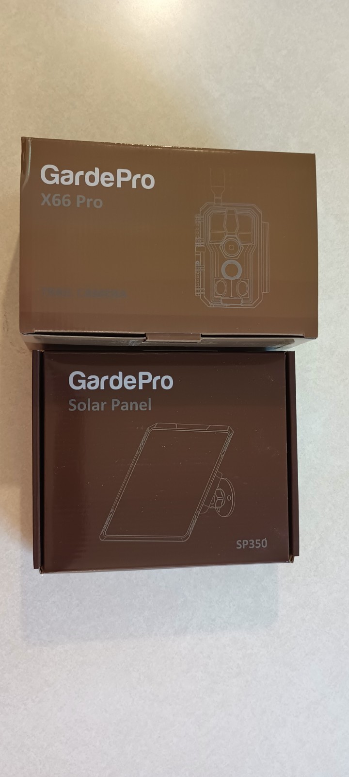GardePro X66 Pro Cellular Trail Camera w/ Solar Panel & SD Card