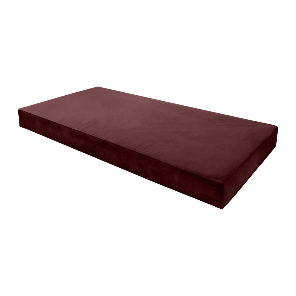 |SLIPCOVER ONLY| V1 Velvet Indoor Daybed Mattress Pillow Pipe Trim Full AD368