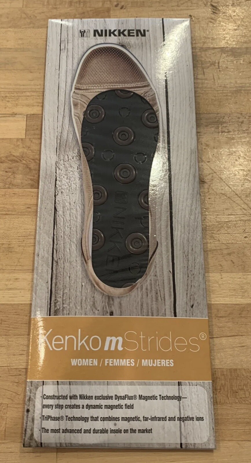 Nikken Kenko mStrides Magnetic Insoles Women’s  #20201 Free Shipping