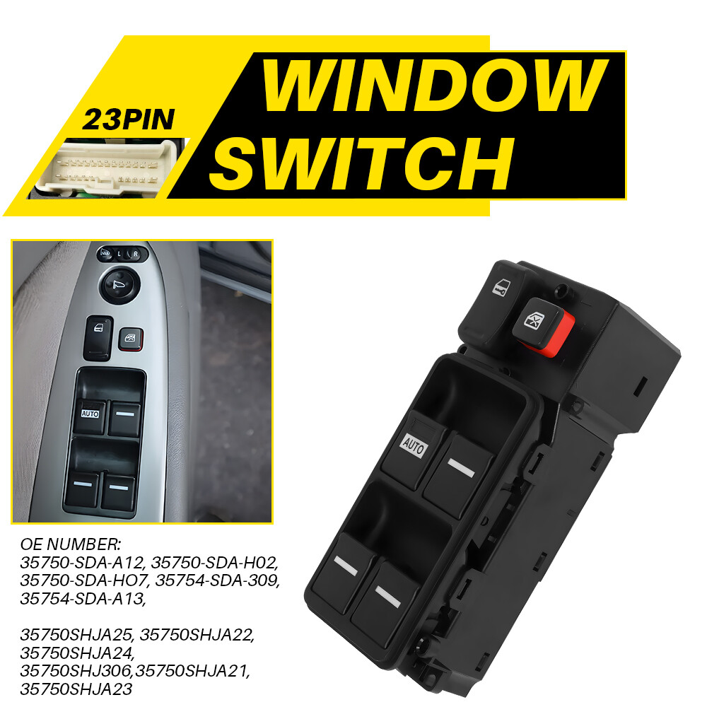 For 2005-2010 Honda Odyssey Driver Power Master Window Control Door Lock Switch