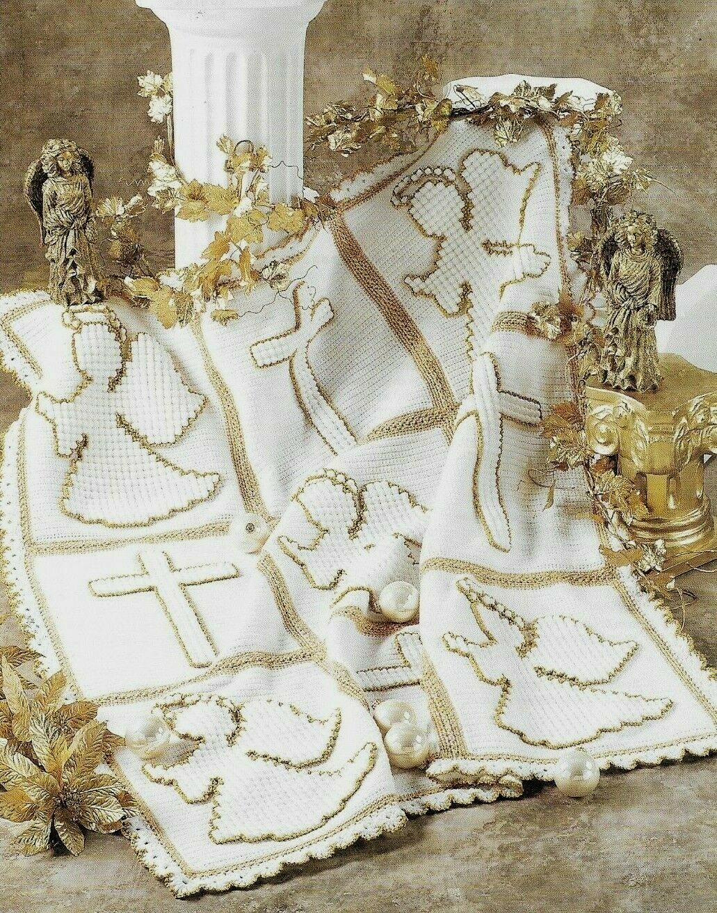 ANGEL AFGHAN HOME DECOR CROCHET PATTERN INSTRUCTIONS