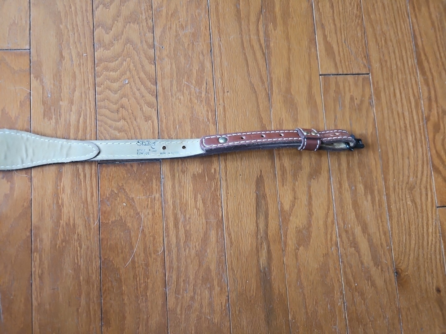 VTG STALKER Cowhide Leather Rifle Sling S40 Adjustable