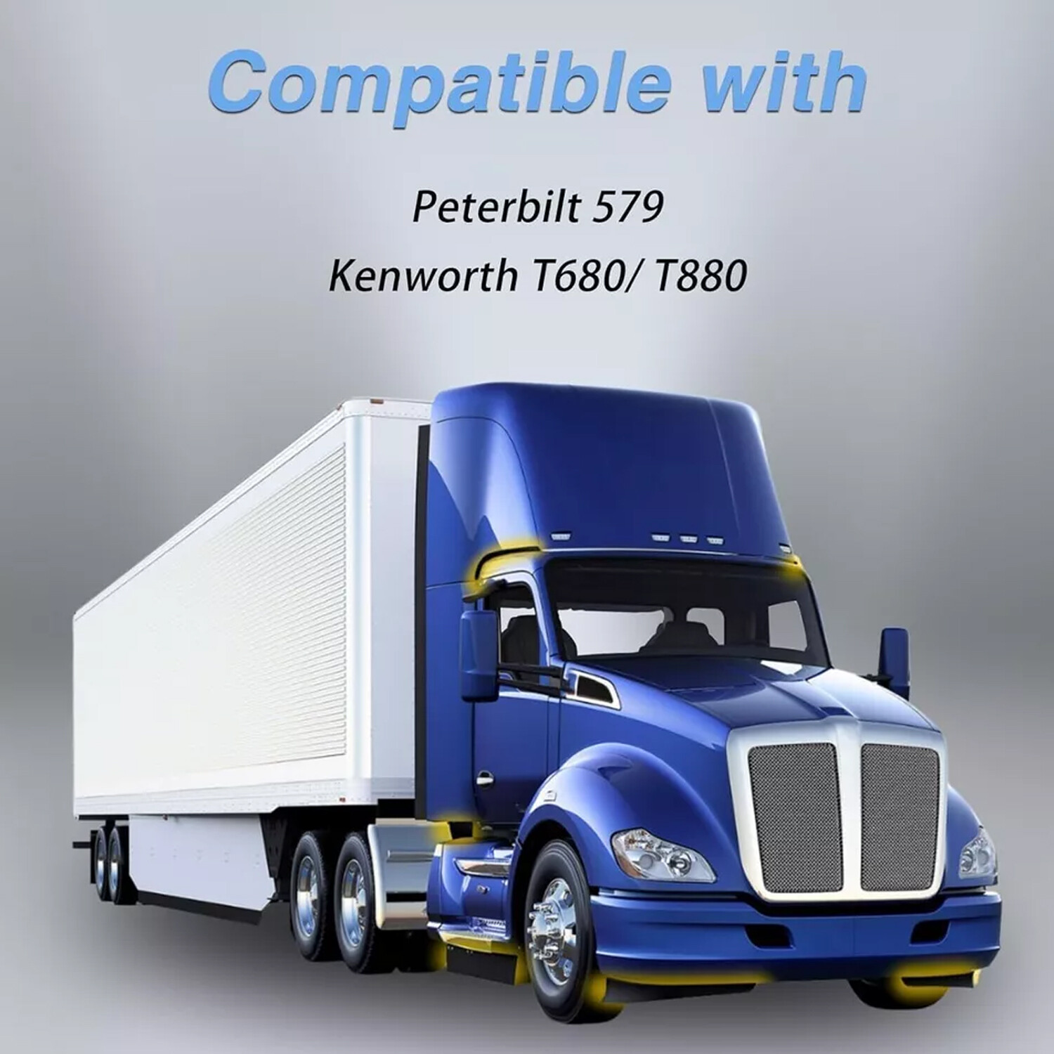 2Pcs Hood Support Bushing Replace Fit for Kenworth T680 T880 Peterbilt 579