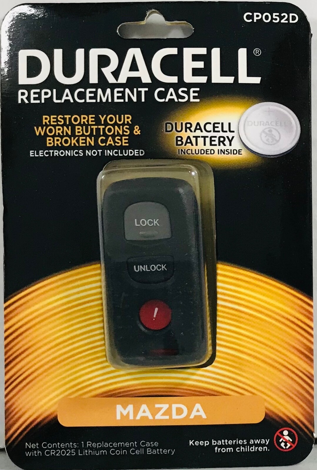 Mazda Duracell Replacement Case CP052D Restore Your Worn Buttons & Broken Case