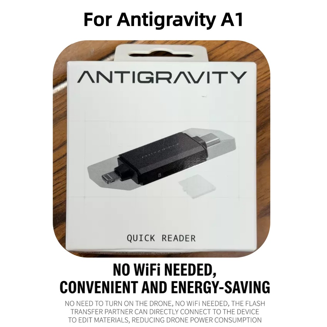 Antigravity A1 Transfer Companion - High-Speed Data Link for Panoramic Drone