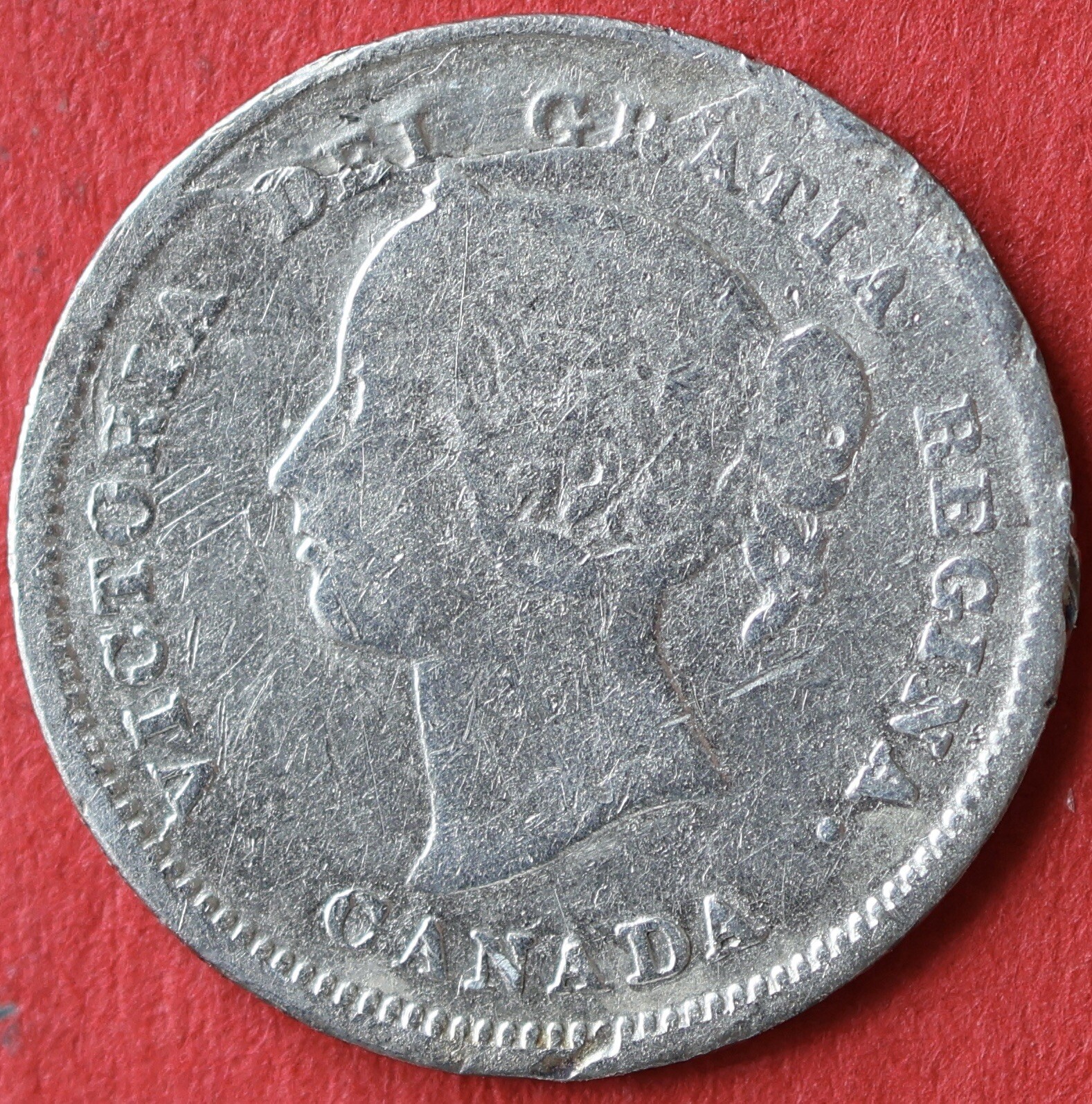 1884 Canada 5 Cents - VG/F - Lot#10704