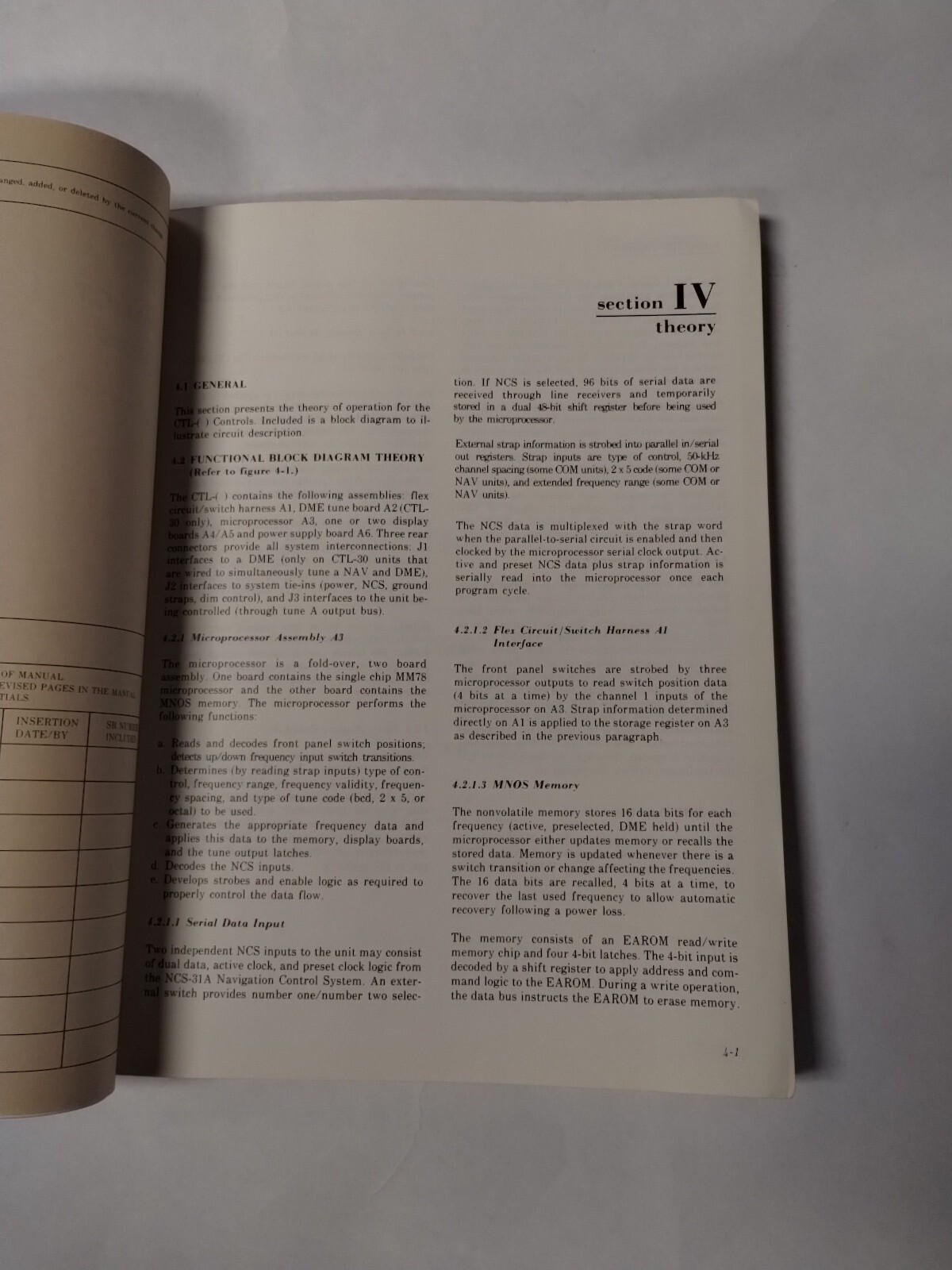 Collins CTL- ( ) Controls Instruction Book 523-0769247-00111A-Original