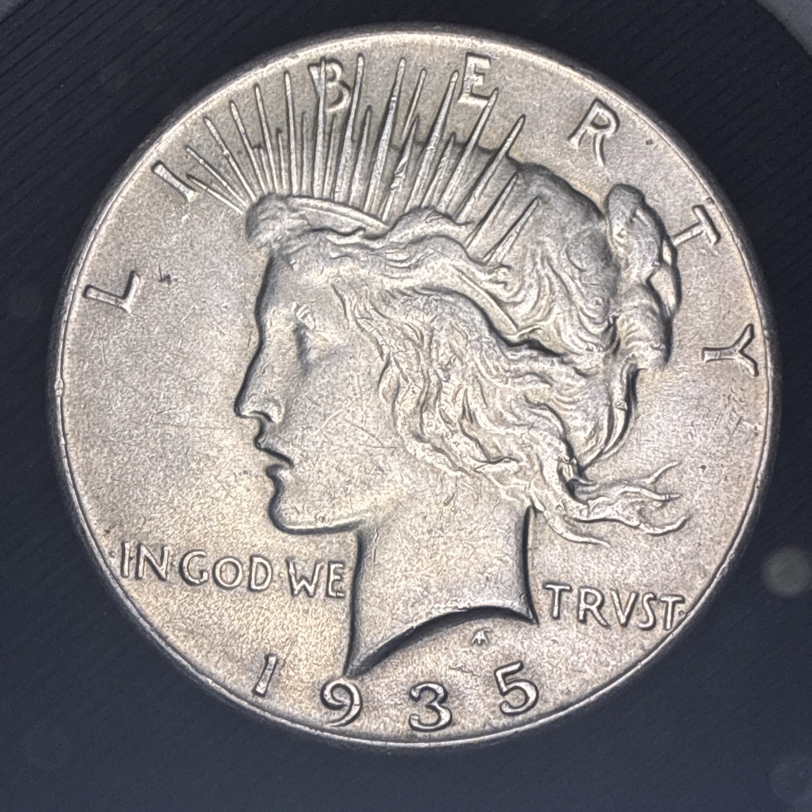 1935 Peace Silver Dollar - Philadelphia - Final Year
