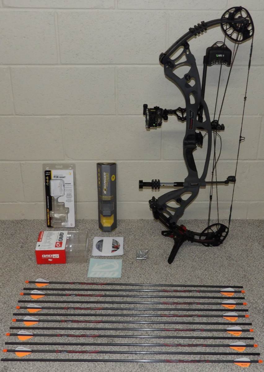 Hoyt Carbon RX-4 Ultra Bow Package- 60/70 lb- RX4- 27 to 30" DL- Storm Finish