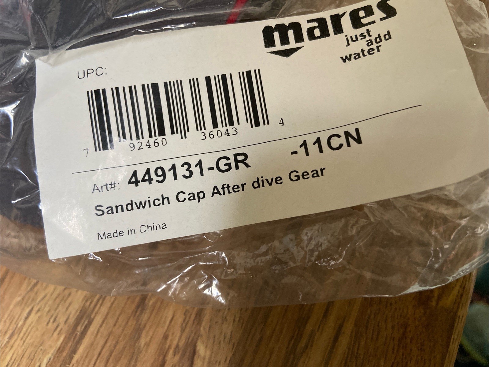 MARES After Dive Cap / Hat “Just Add Water” - NEW