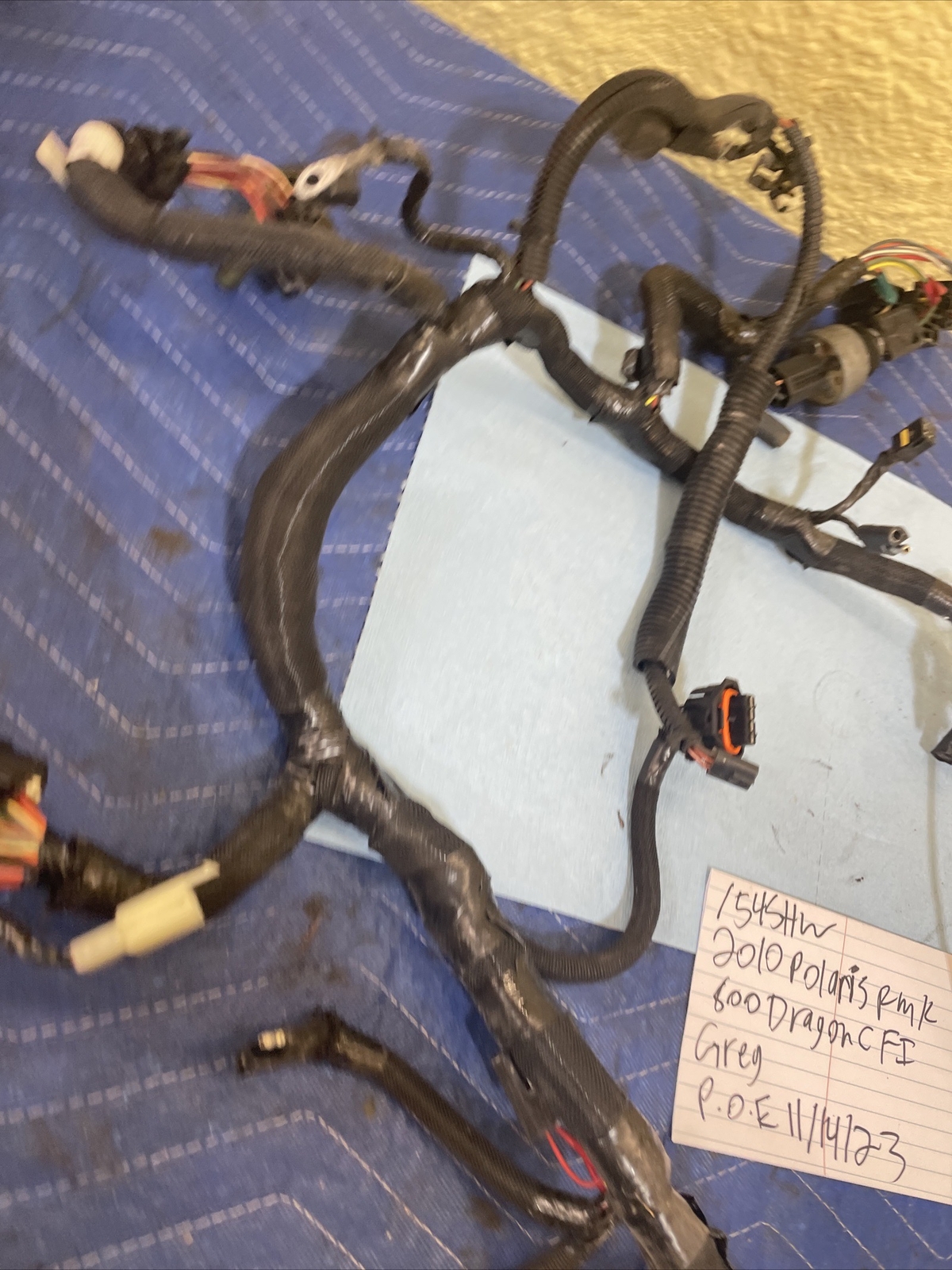 2010 Polaris Dragon Rmk 800 Main Engine Wiring Harness 154