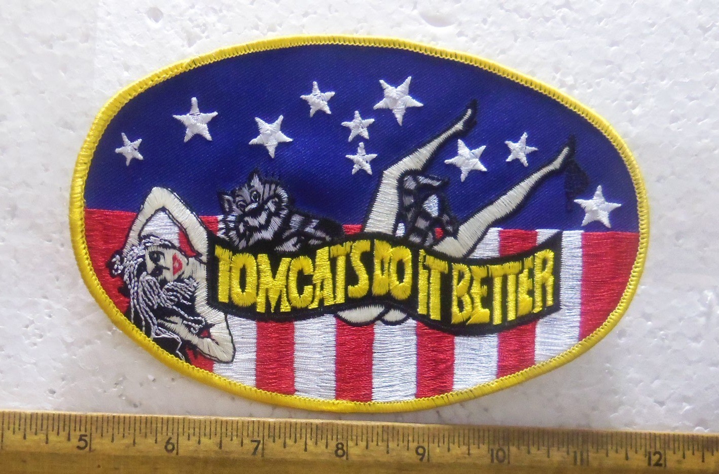 US Navy - Tomcats Do it Better Embroidered Back Patch