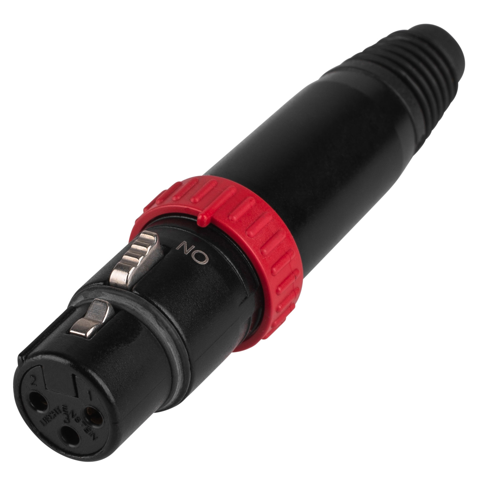 Neutrik NC3FXS-B Female XLR Connector with On-Off Switch - Black