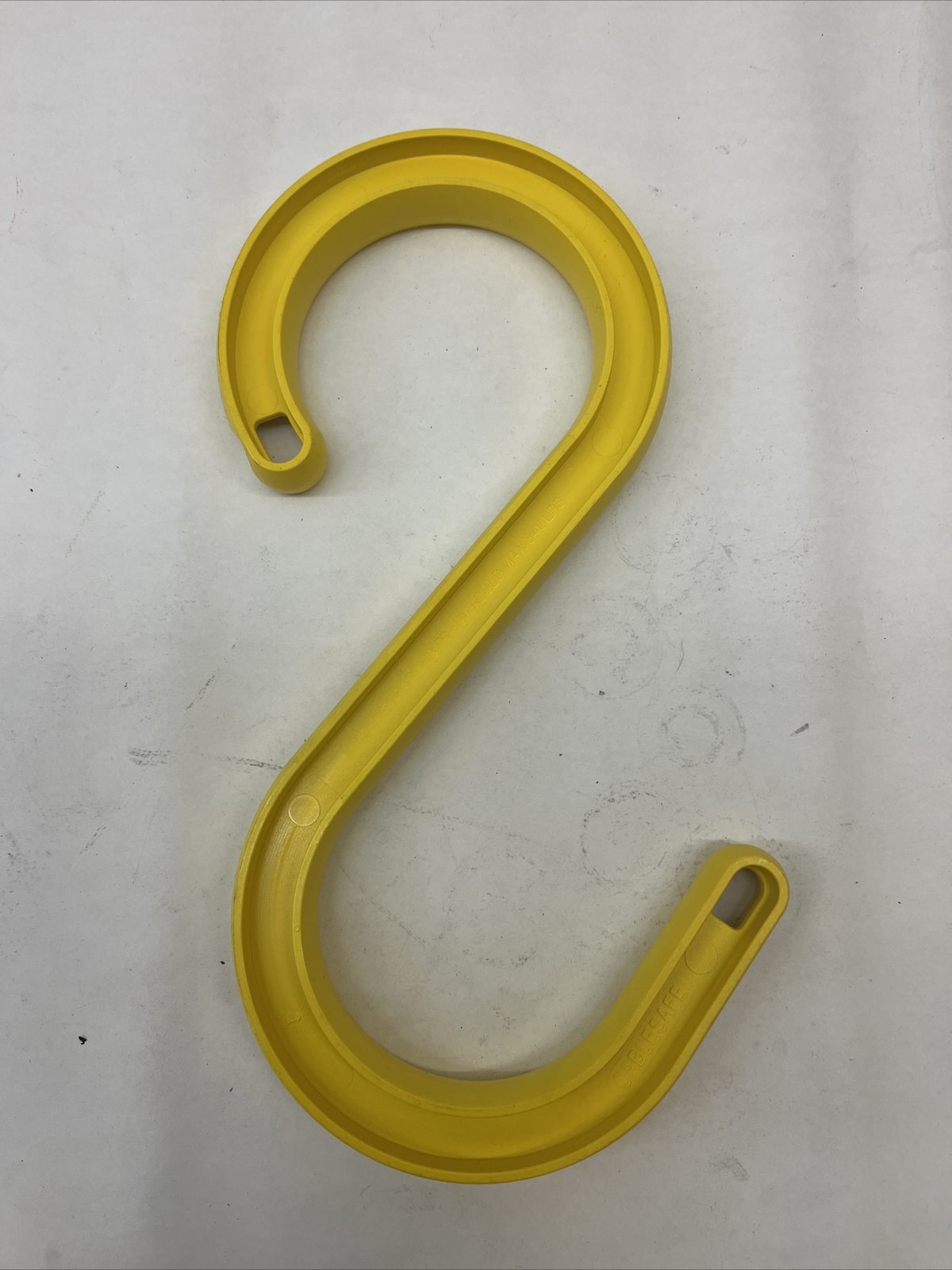 Intrepid CableSafe Safety S Hook 9" Yellow Max Load 77lbs 1023932 (HR)
