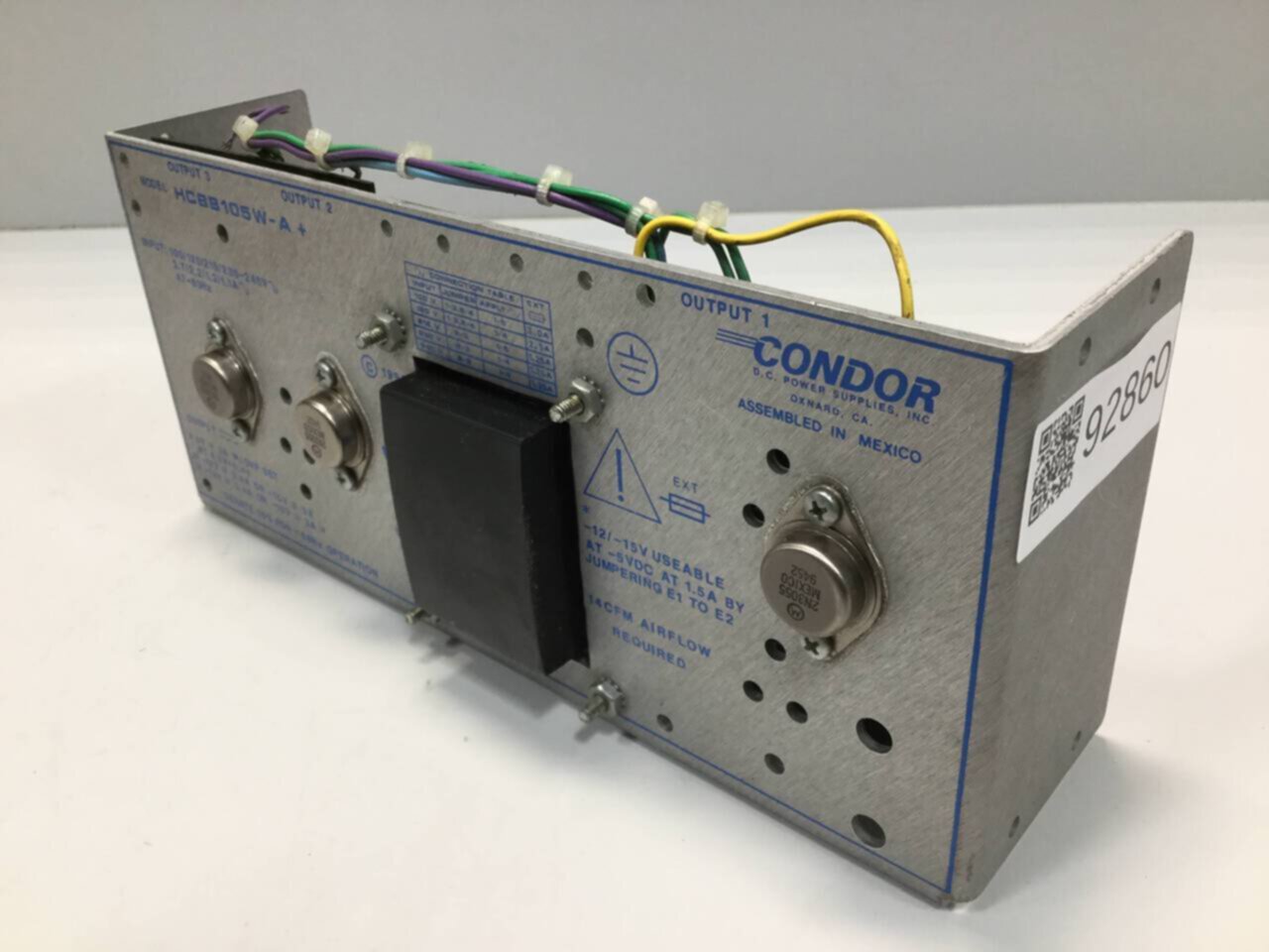 CONDOR Power Supply HCBB105W-A+ Used #92861