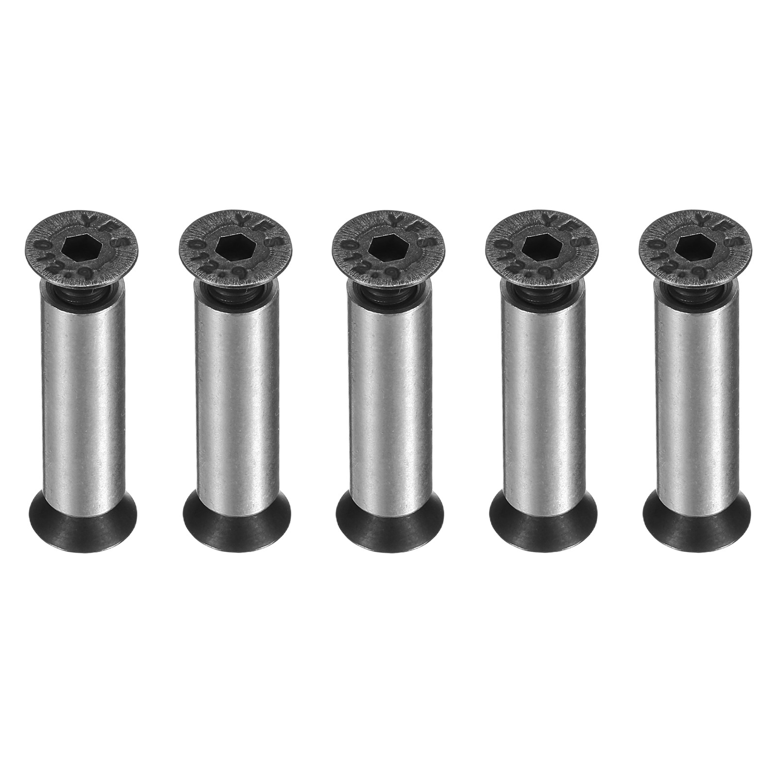 5pcs Knife Handle Screws 6x20mm Hex Sink Head Metal Pocket Knife Pivot Pin