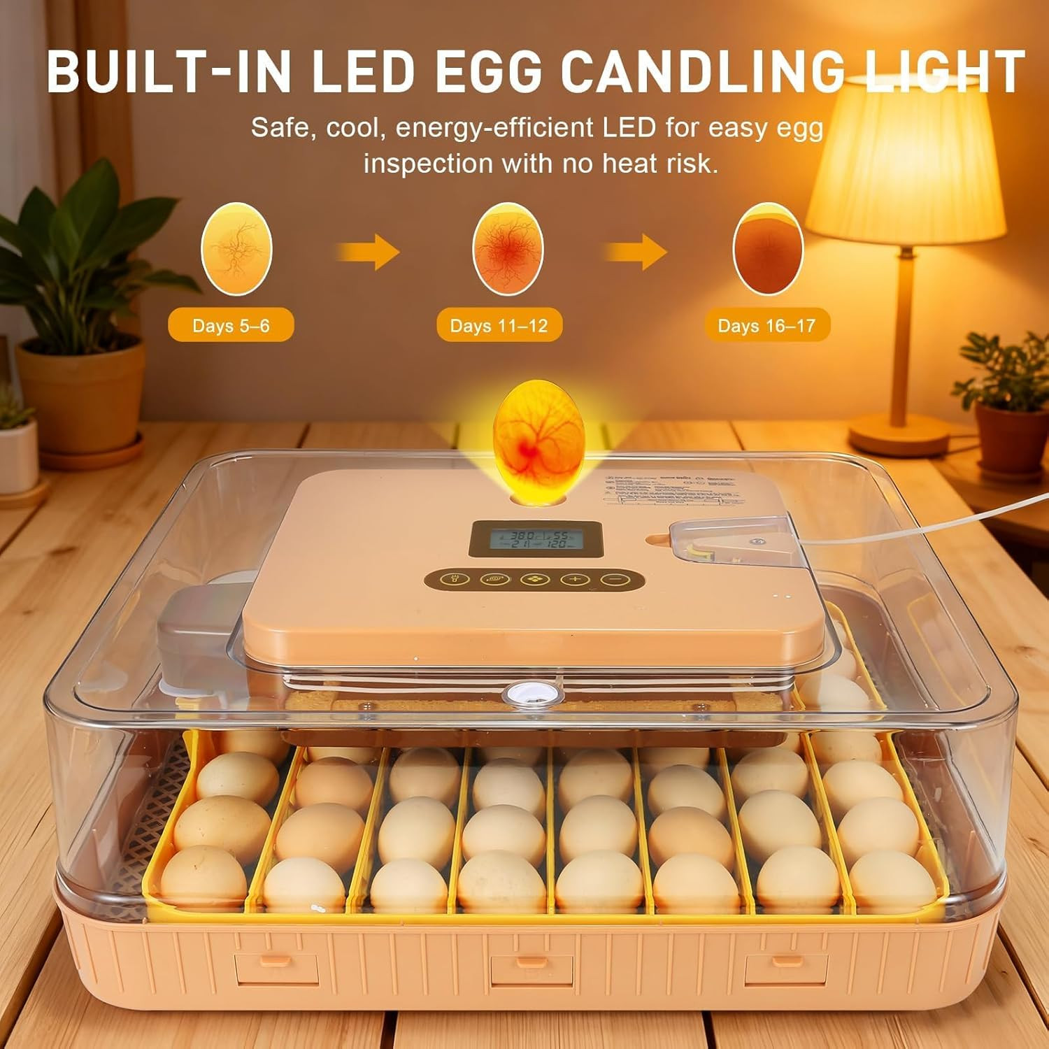 Gen IV Fully Automatic 56 Egg Incubator with Smart Temp & Humidity Control