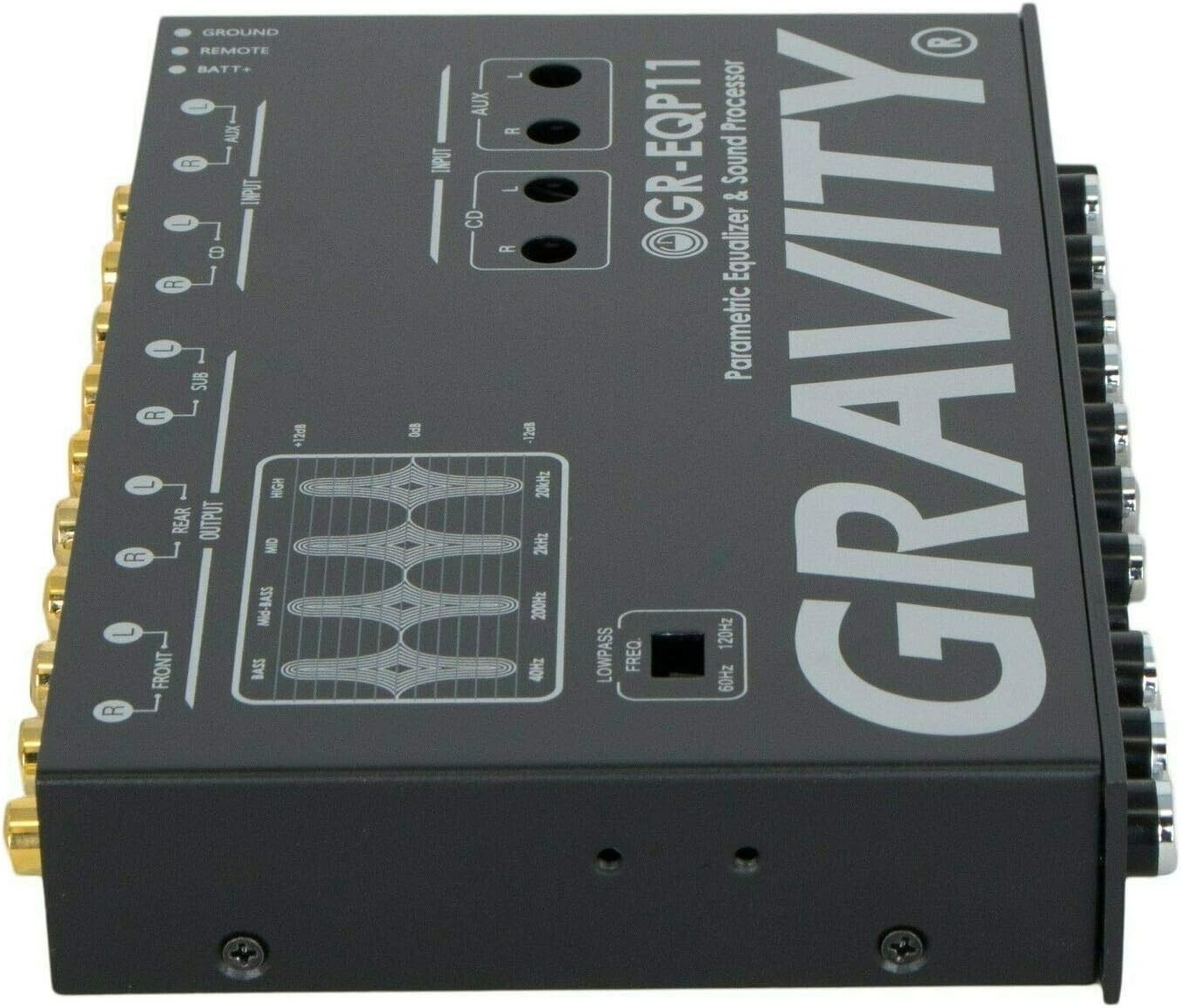 GR-EQP11 1/2 DIN Digital Bass Machine 9V Car Parametric Equalizer