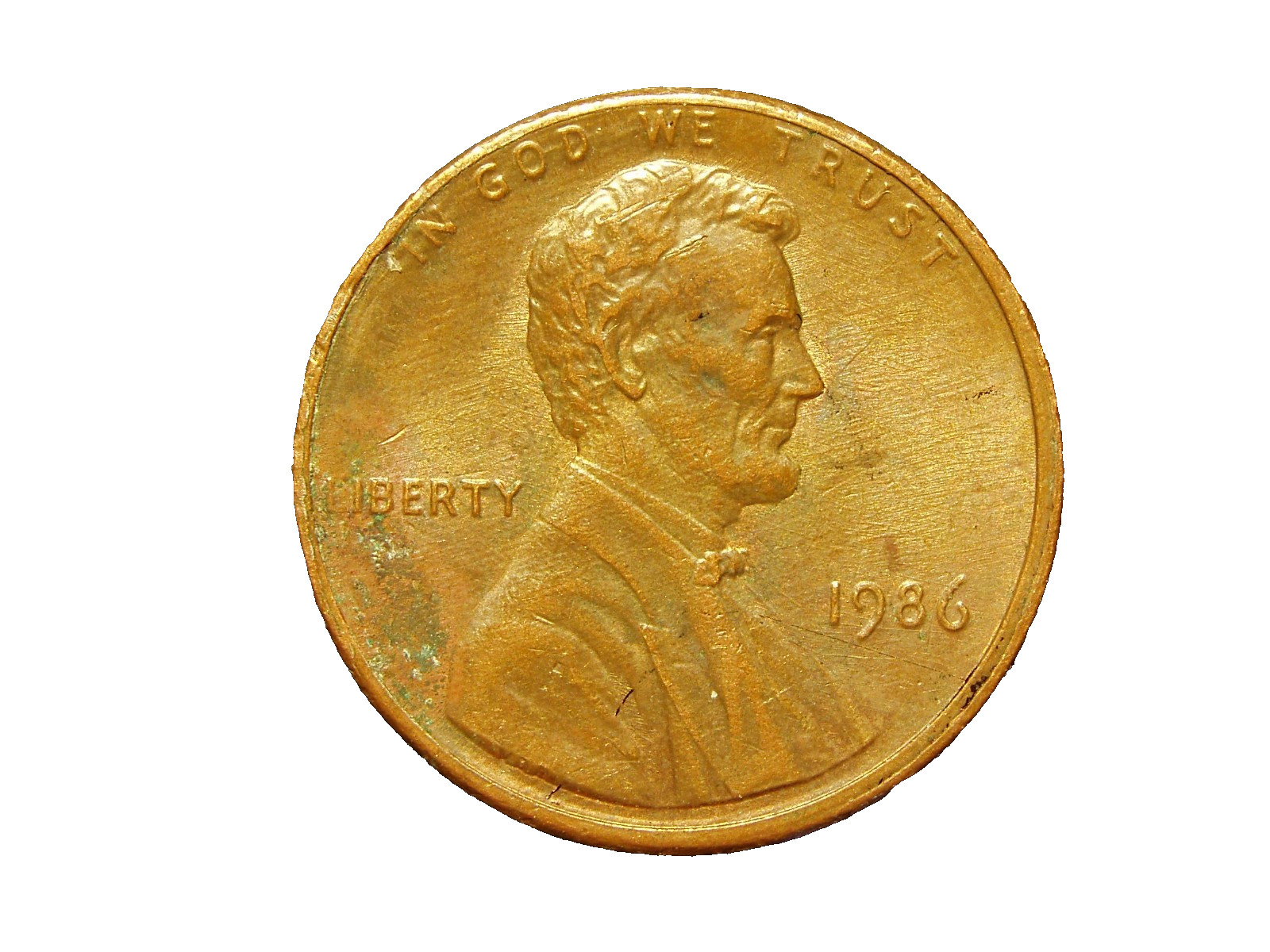 1986  LINCOLN MEMORIAL CENT #3