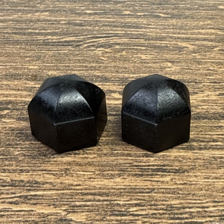 Vintage Original PHILCO Radio Knobs 2pc  1930s Hex Shape Bakelite 1/4" D Shaft