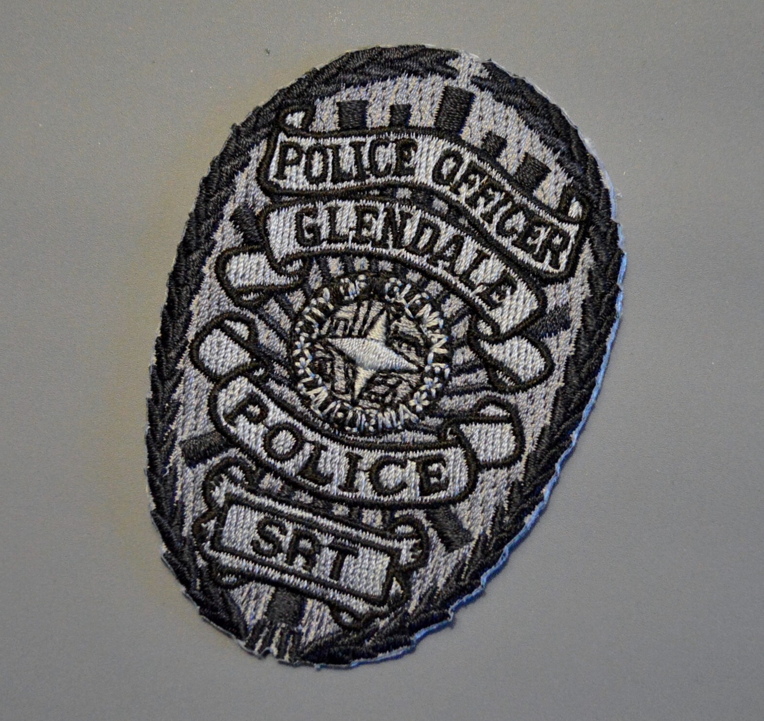 Glendale California Police Officer SRT Subdued Patch ++ Mint LA County CA
