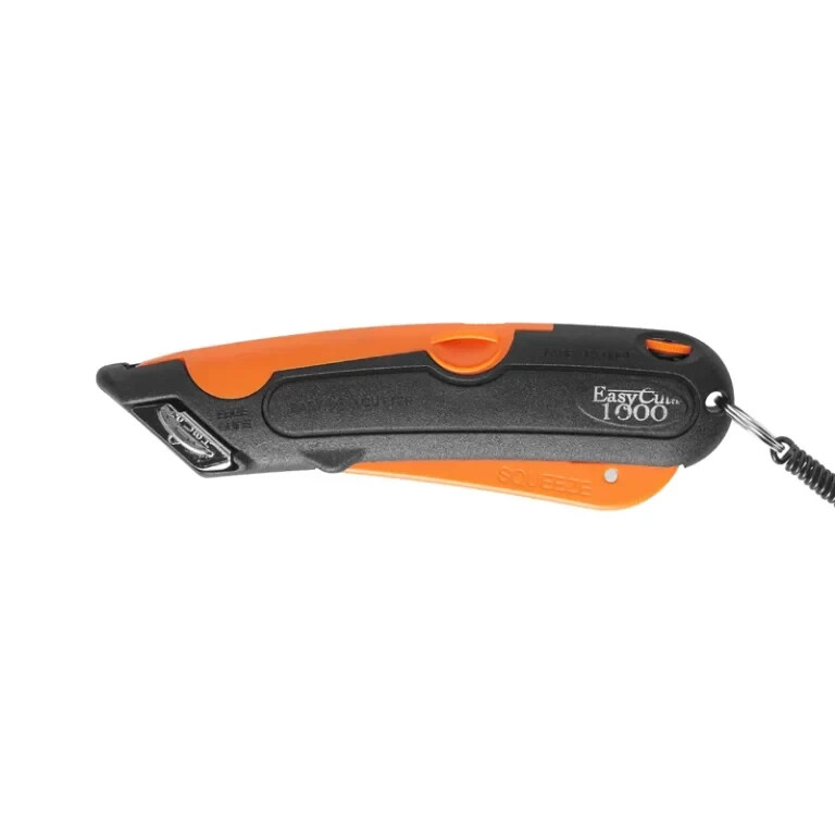 Easy Cut Safety Box Cutter Knife Easycut tool for work cutting 1000 Orange