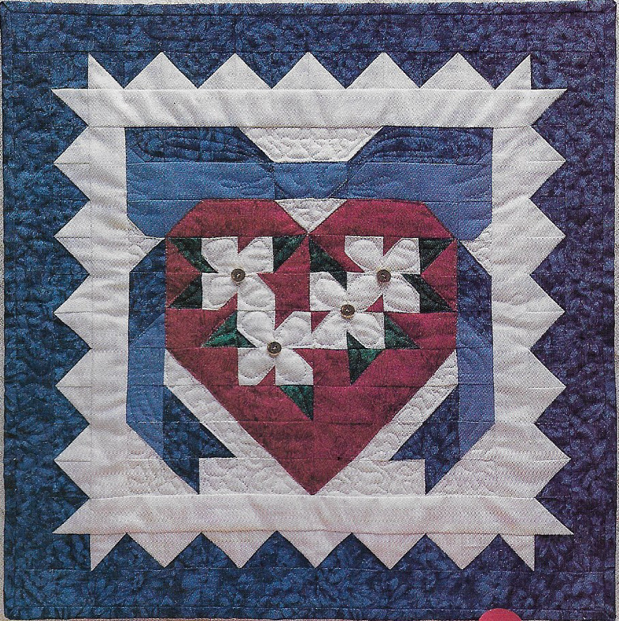 My Dear Valentine Wall Quilt quilting pattern instructions