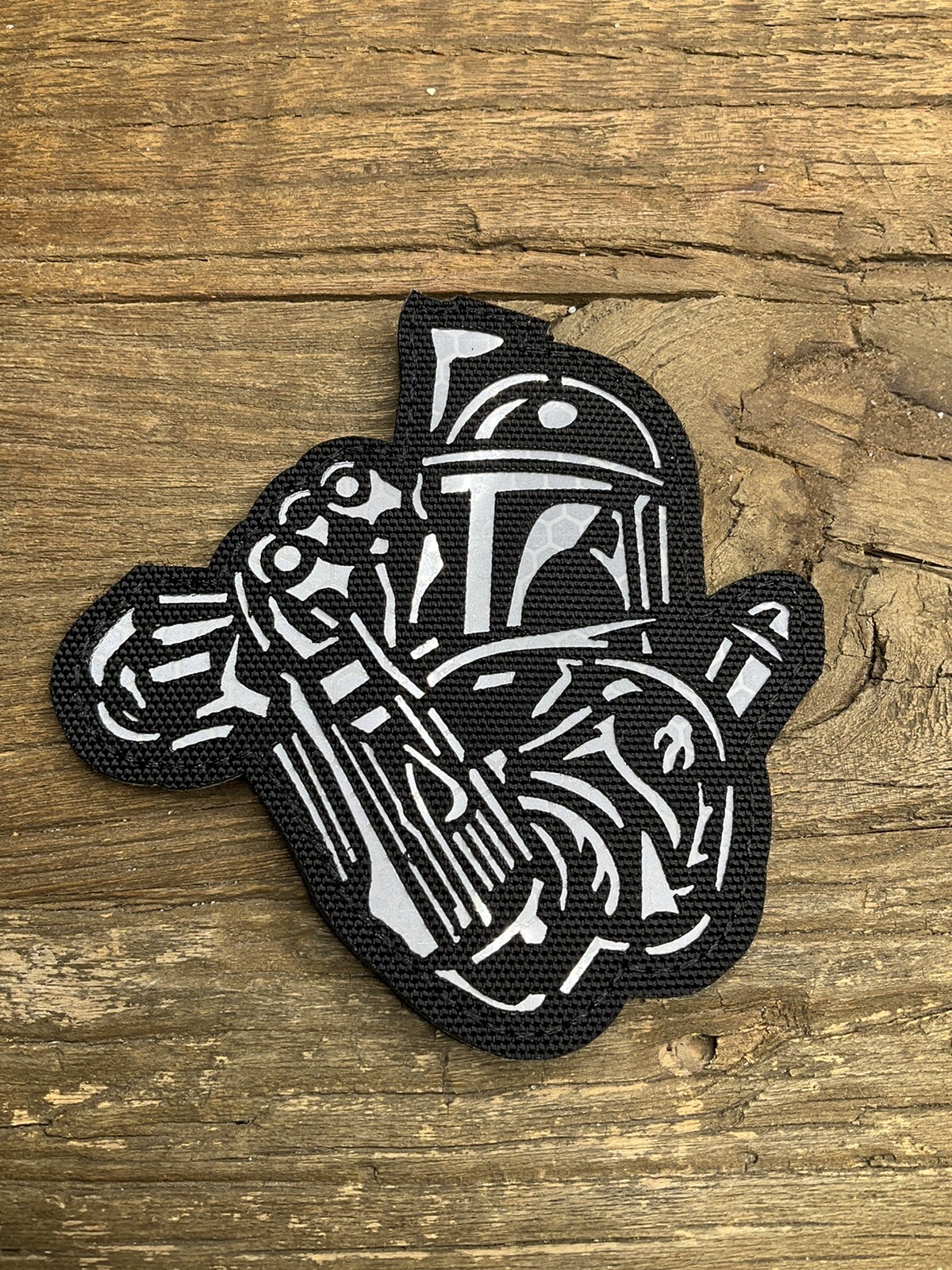 Patch Tactical Morale HOOK-3D Embroidered Reflective Boba Fett Bounty Hunter