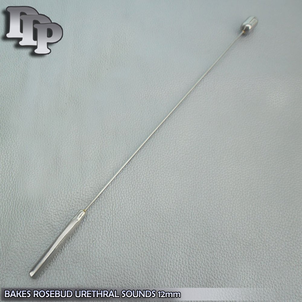 Two Pcs Bakes Rosebud Urethral Sounds 11MM & 12MM
