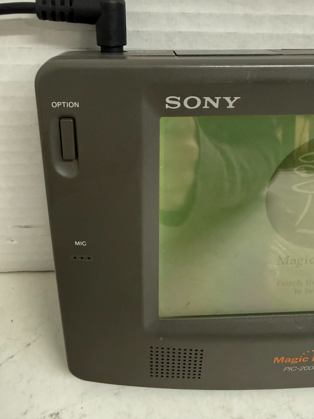 Sony PIC-2000 Magic Link + Power Adapter ONLY - Tested and Working - No Stylus