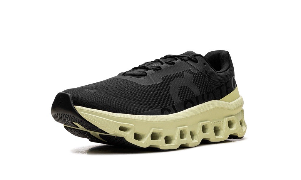 On Black/Green Cloud Cloudmonster CloudTec OC Running Shoes Men's Size 11/12