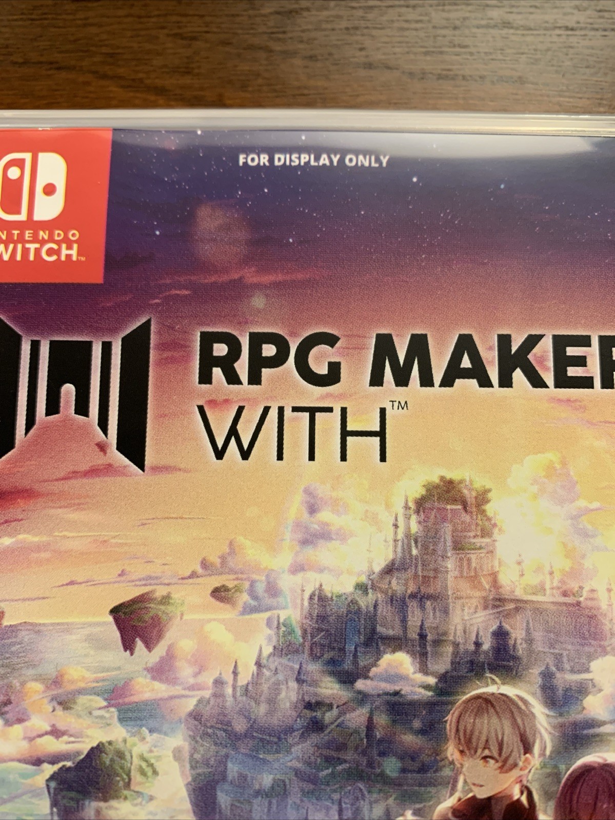 RPG Maker WITH - Nintendo Switch *For Display ONLY / Authentic / No Game / RARE