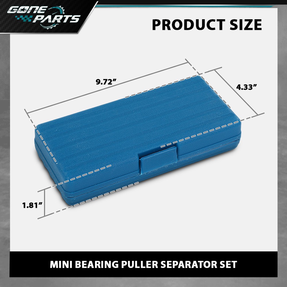 9-Piece Bearing Separator and Puller Set | Heavy Duty Bearing Splitter Puller