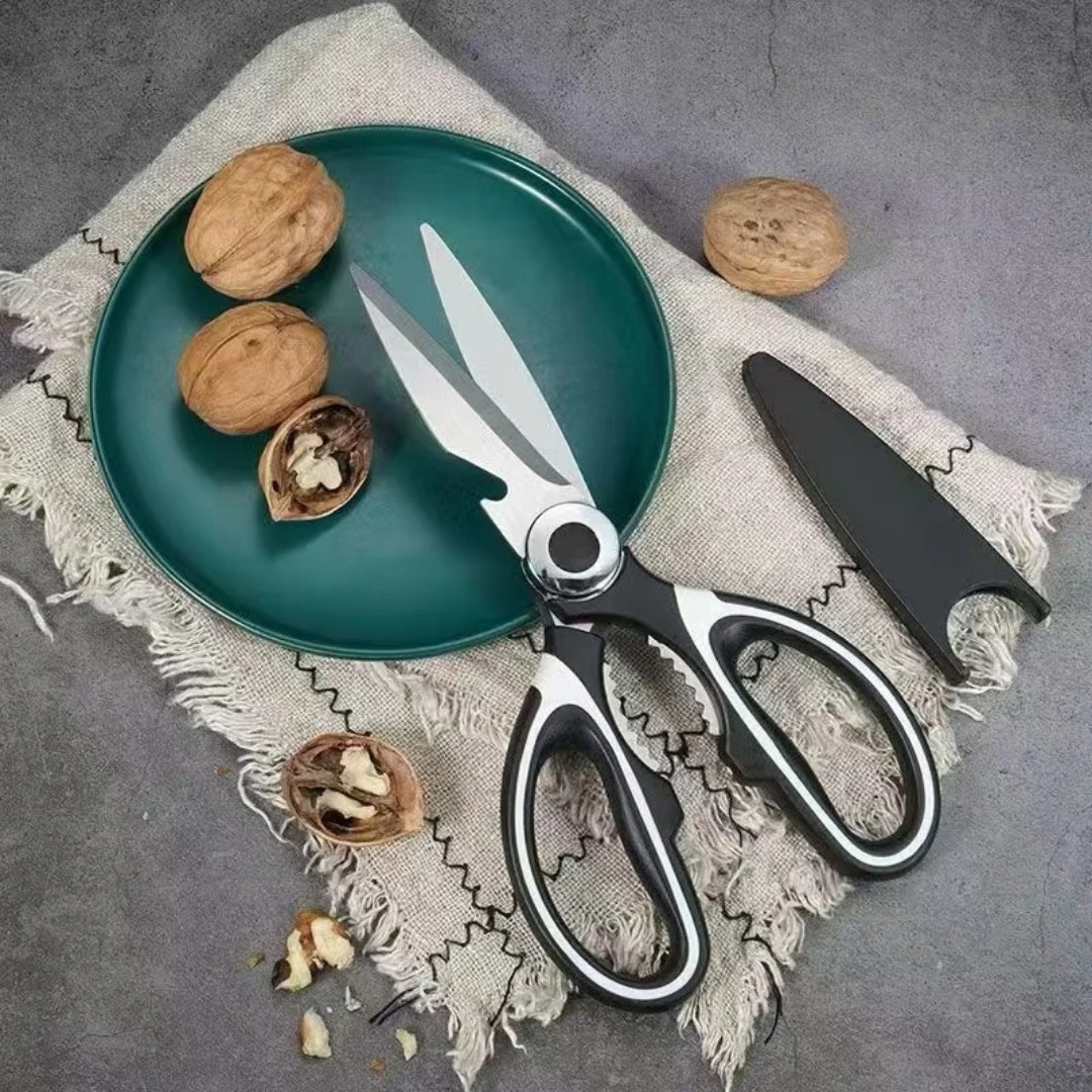 Stainless Steel Kitchen Scissors Multifunctional Fish Poultry Bone Shears Cutter