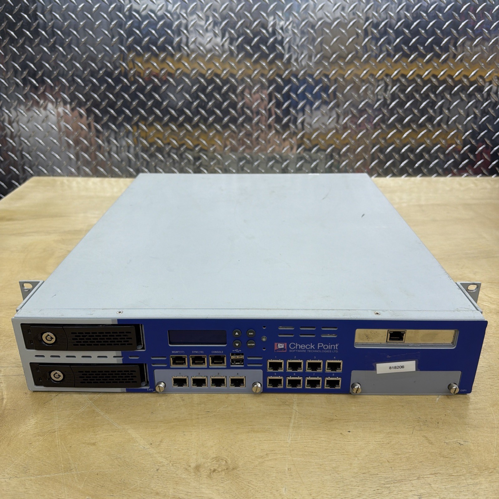 Check Point P-20 Power-1 9070 16-Port GE Firewall + HDDs + OS 4x Mini GBICs