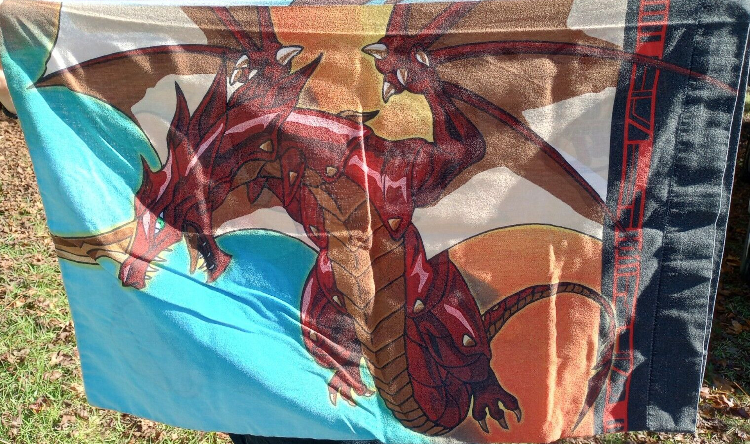 2 Pc BAKUGAN Battle Brawlers Double Sided Reversible Standard PILLOWCASES 2009