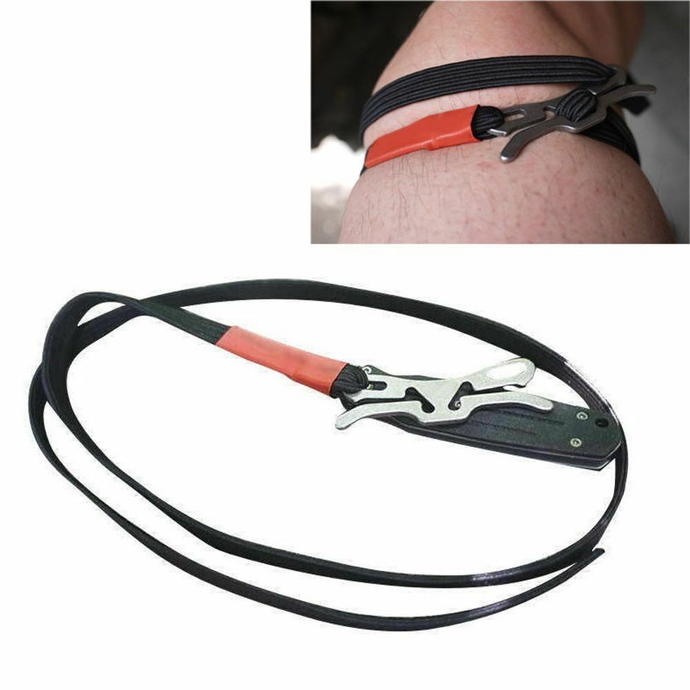 Elastic Tourniquet First Aid Medical Emergency Buckle Release Strap Outdoor f