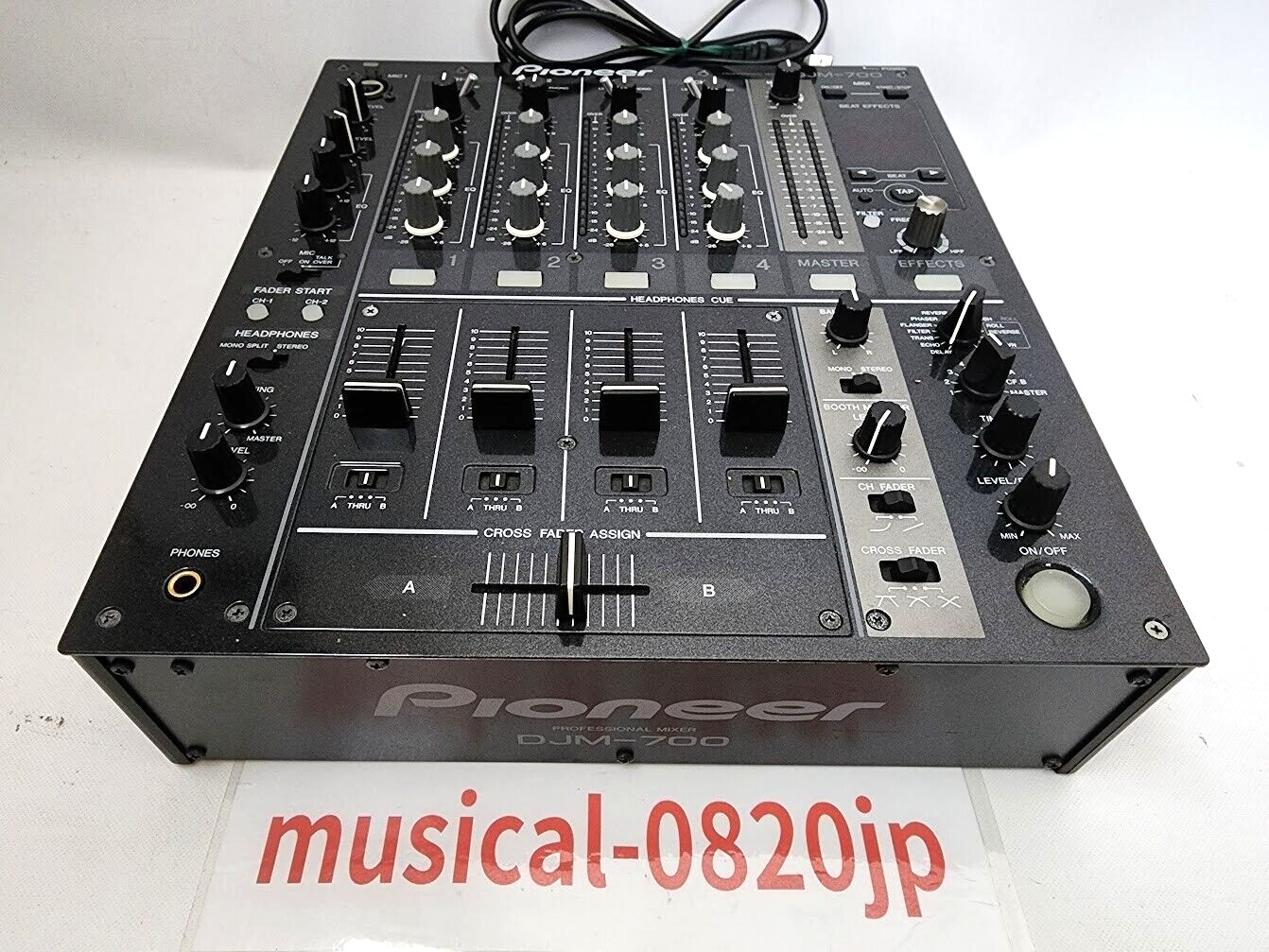 Pioneer DJM-700 Black Digital DJ Mixer 4-Channel