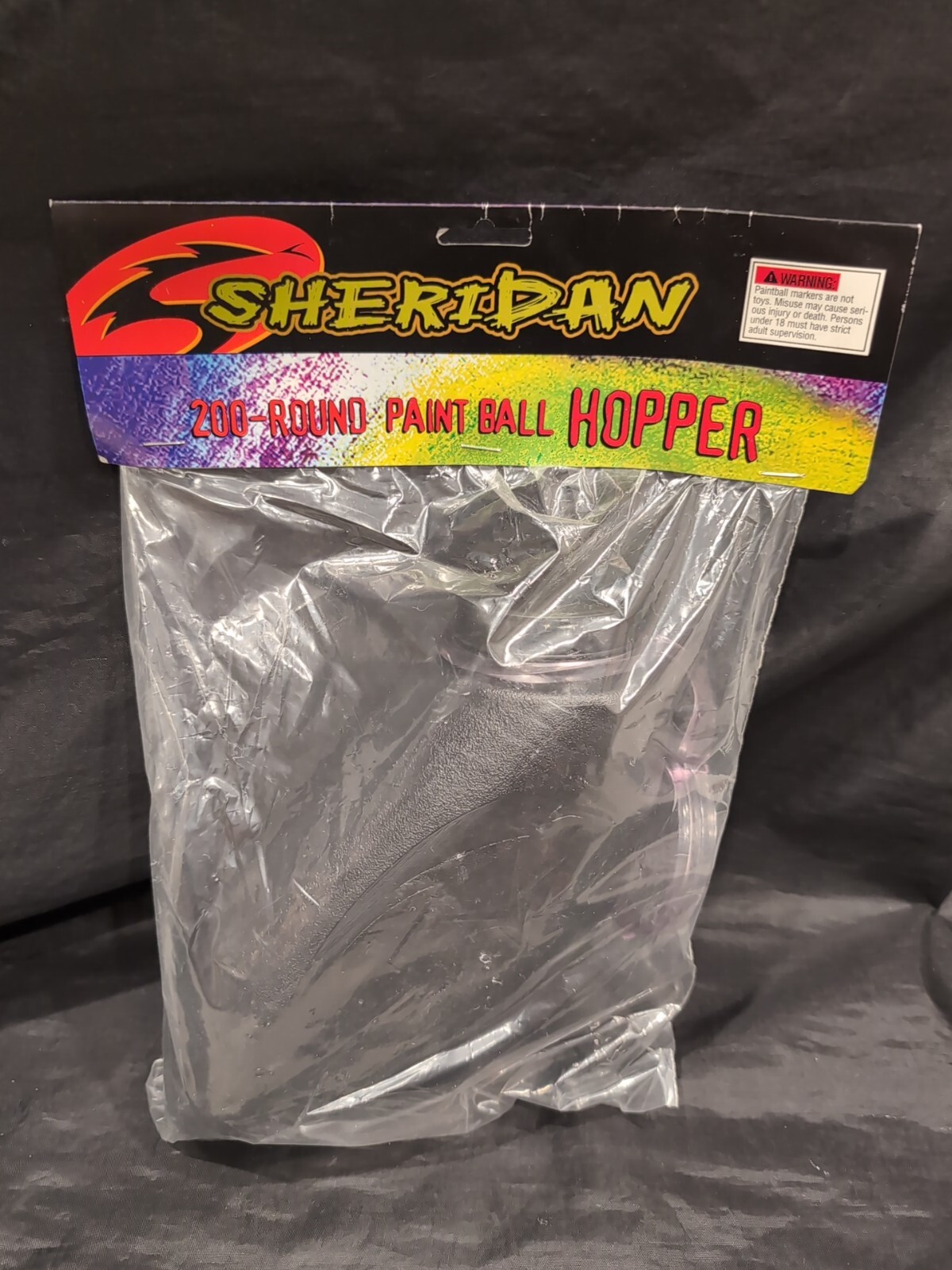 Sheridan 200 Round Gravity Feed Paintball Loader Hopper - Black - New