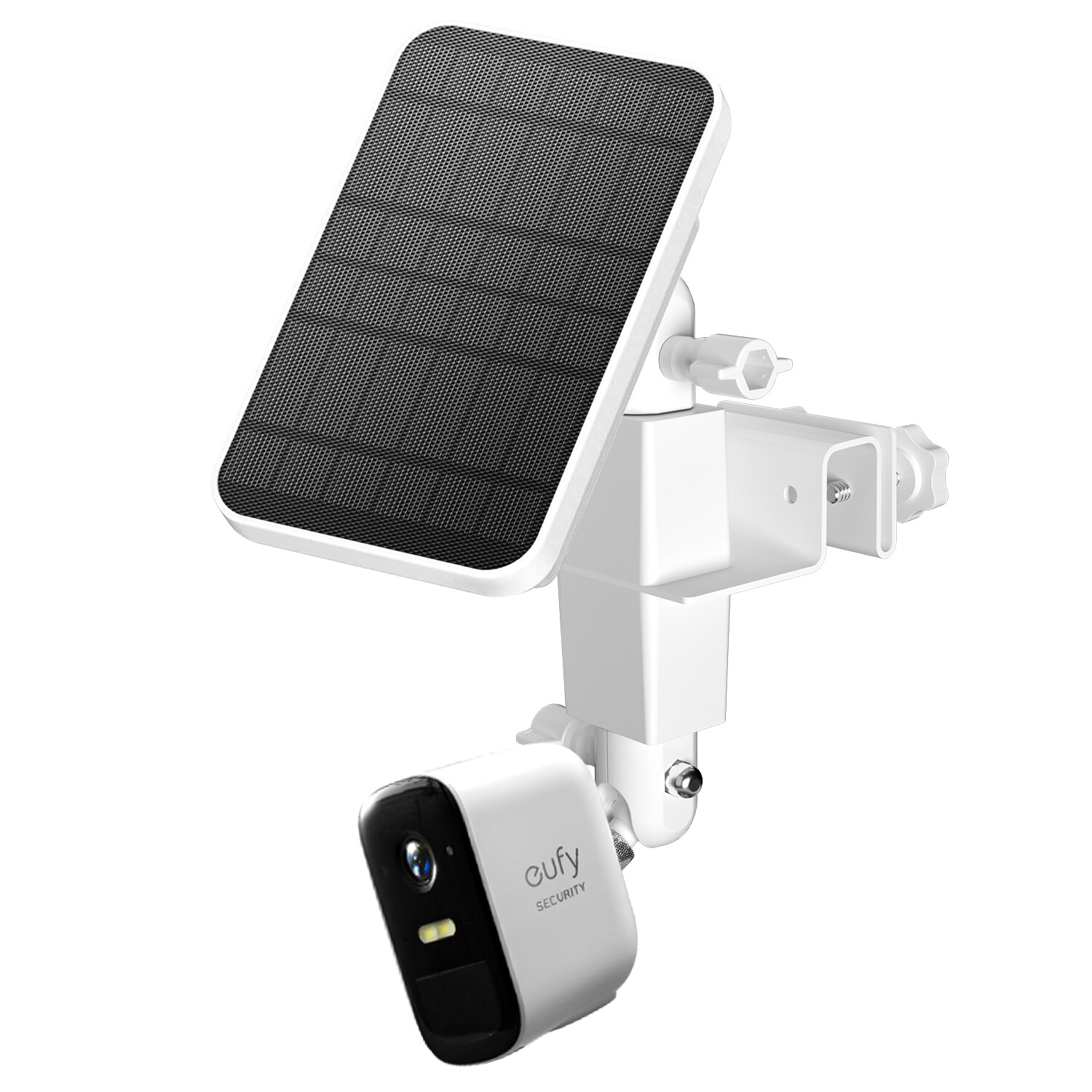 2 in 1 Weatherproof Gutter Mount for Eufy Solar Panel & Eufy cam Security Camera
