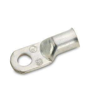 Crimp Supply 8 AWG Tinned Seamless Marine Lugs, #10 Post, 10 Pack