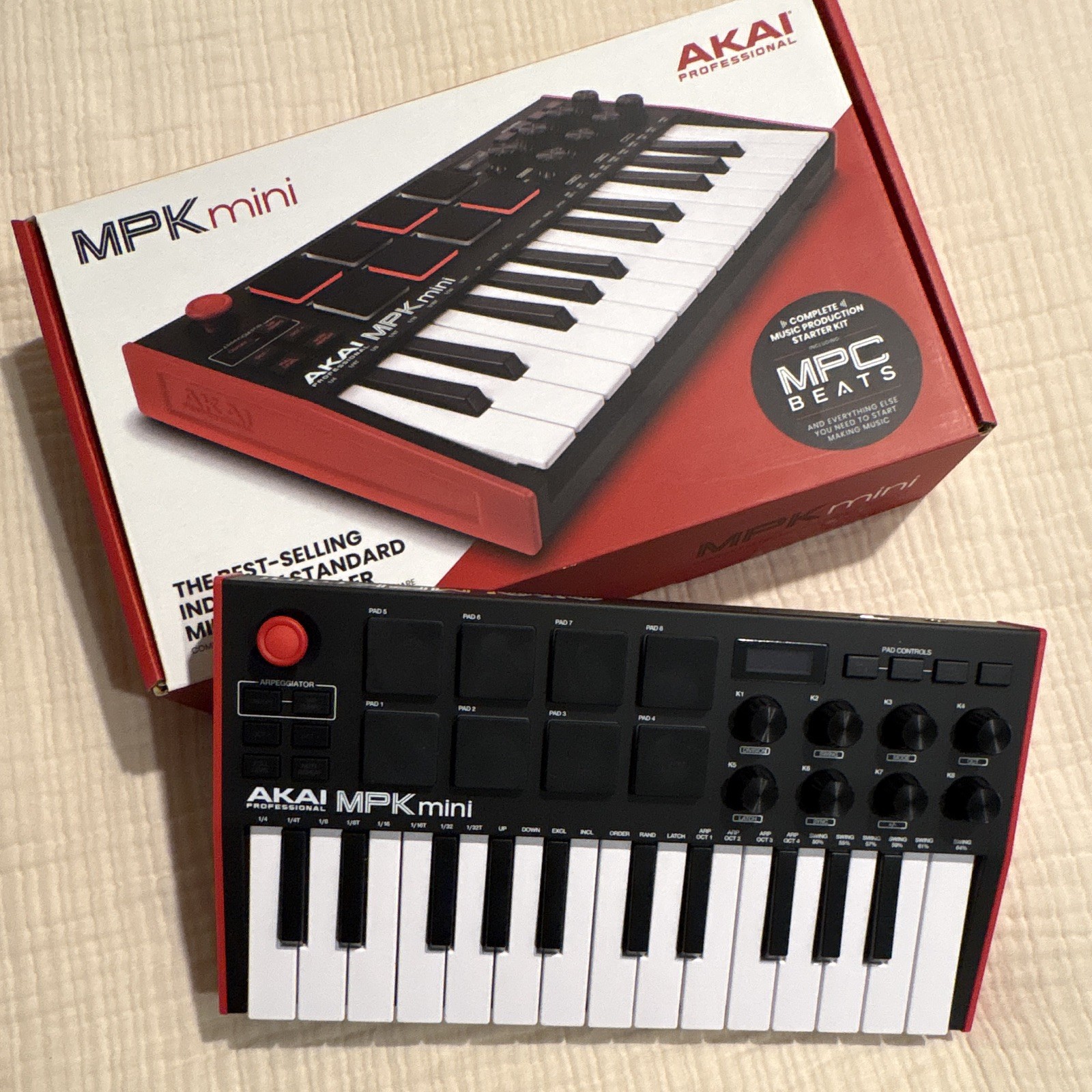 Akai Professional MPK mini 25-Key MIDI Keyboard Controller w/ Pads USB