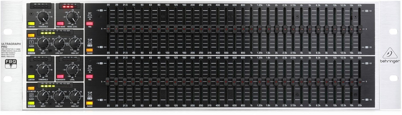 ULTRAGRAPH PRO FBQ6200HD High-Definition 31-Band Stereo Graphic Equalizer wit...