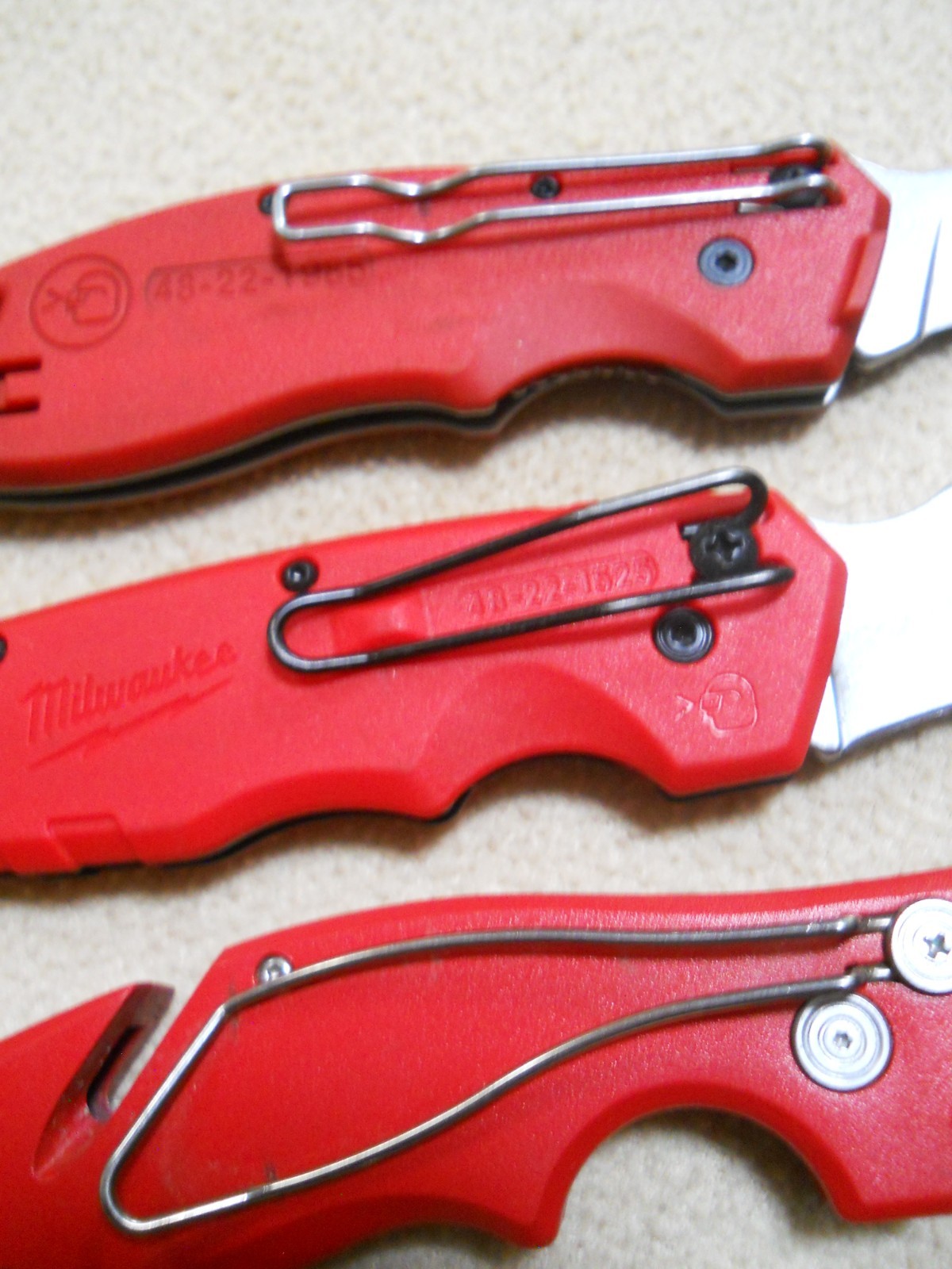 Milwaukee Fastback Hawkbill & Box Cutter Folding Knives