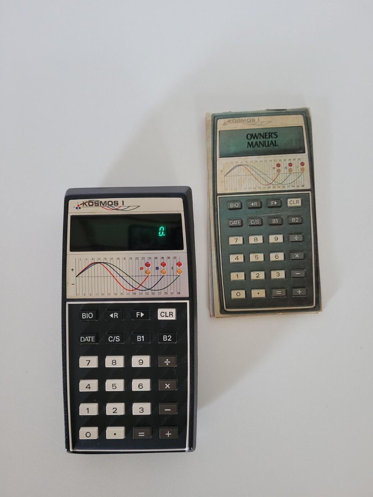 Vintage Kosmos 1 Computer Biorhythm Math Calculator Japan 1977, Working