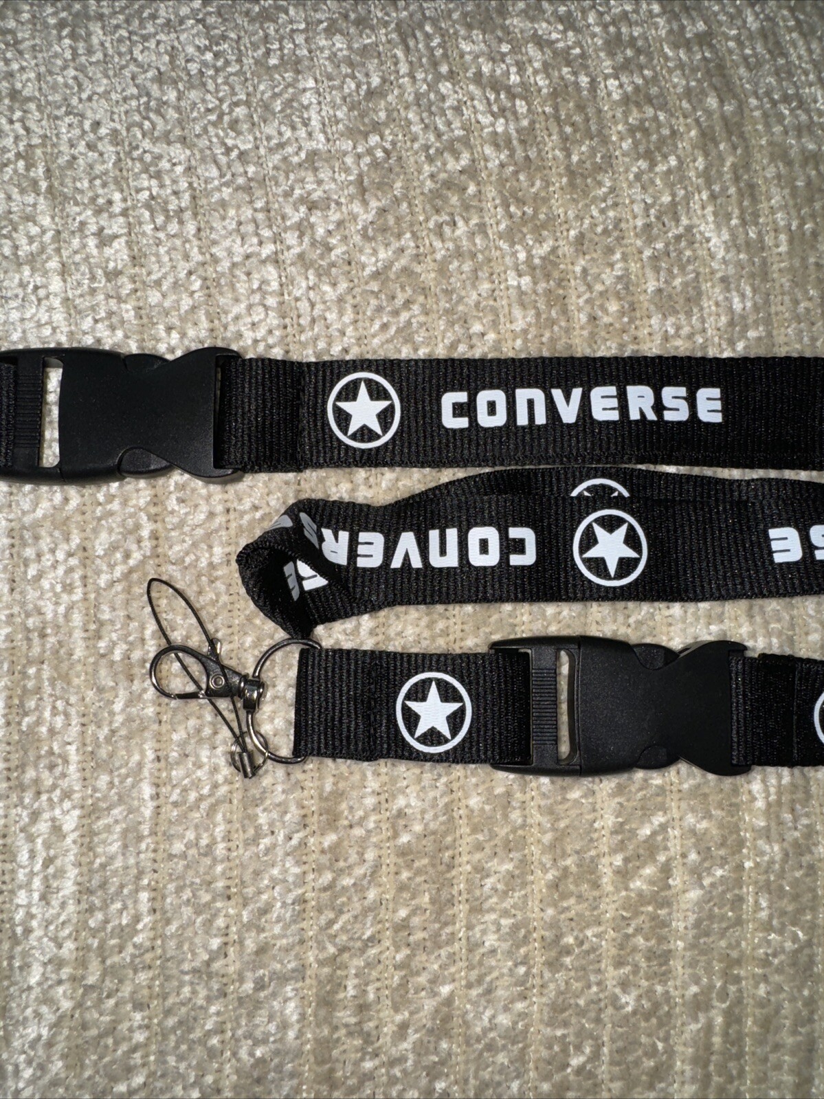 Converse Lanyard Black or Red Leave note
